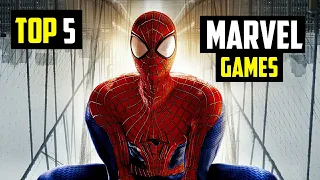 TOP 5 MARVEL GAMES FOR ANDROID/IOS IN 2022 || HIGH GRAPHICS GAMES