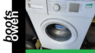 A quick look at a street find washing machine: Beko WTG620M2W