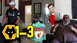 WOLVES vs LIVERPOOL (1-3) LIVE FAN REACTION !! LATE DRAMA YET AGAIN!! LIVERPOOL STILL UNDEFEATED !!