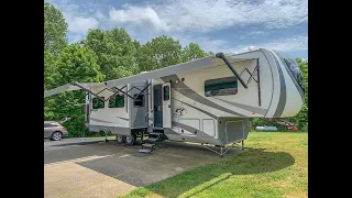 2018 Highland Ridge Open Range 374BHS Bunkhouse 5th Wheel Walk-Around Tutorial Video