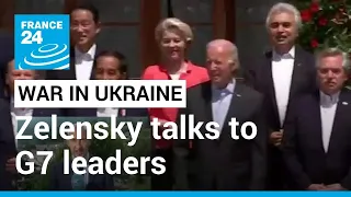 Zelensky to G7: Ukraine will only negotiate with Russia from a position of strength • FRANCE 24