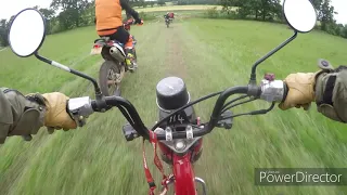 ABR festival postie bike (Honda CT110) around the adventure track - pt 1