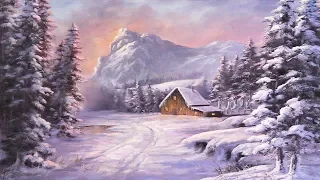 Winter Cabin | Paint with Kevin®