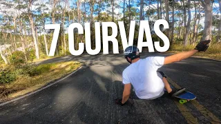 RAW RUN NO 7 CURVAS || Downhill Longboarding || Yan Bertinati