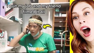 EPIC QUITTERS Caught On VIDEO #antiwork - REACTION