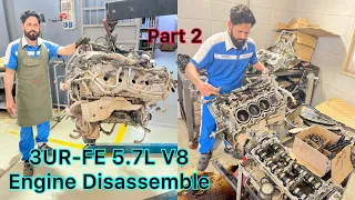 3UR-FE 5.7L V8 Engine Disassembly Of Toyota Tundra