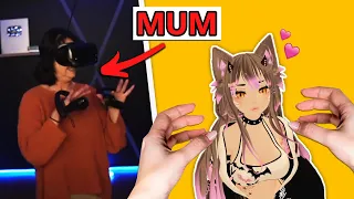 MOTHER PLAYS VRCHAT FOR THE FIRST TIME