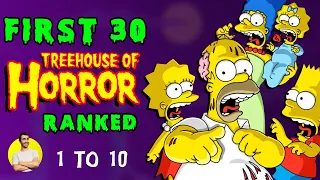 First 30 SIMPSONS TREEHOUSE OF HORROR Ranked Worst to Best (Episodes 1 - 10)