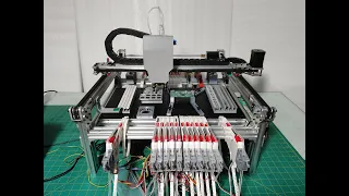 Microsmt  pnpv3  drived by OpenPNP  | Auto replace nozzle |  0816  feeder