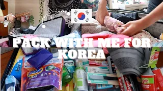 PACK WITH ME FOR KOREA!! ✈️🇰🇷| Study Abroad