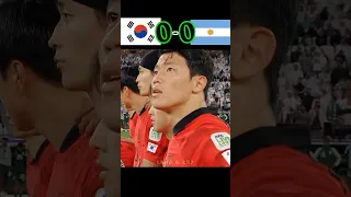 🇰🇷 korea vs 🇦🇷 argentina 🤯🔥World Cup 2026 Semi final imaginary #youtube #shorts #footboll