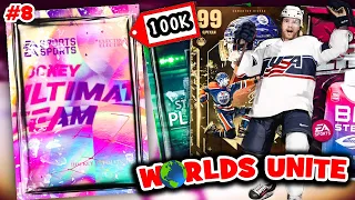 Earned A 100K ULTIMATE PACK! McDavid Has Play Of The Year | NHL 23 WORLDS UNITE #8