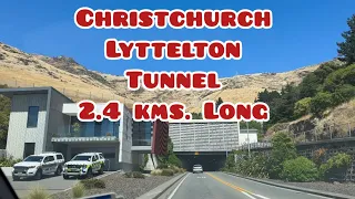 Driving in the Tunnel Christchurch New Zealand