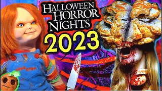 Halloween Horror Nights 2023 INSIDE ALL 10 HAUNTED HOUSES & Scare Zones | Universal Studios Orlando