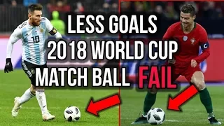 HERE'S WHY THERE WILL BE LESS GOALS IN THE 2018 WORLD CUP! *ADIDAS MATCH BALL FAIL!*