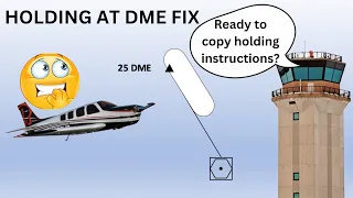 How To Hold At A DME Fix