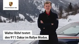 Der 911 Dakar Rallye Modus im Walter-Röhrl-Test