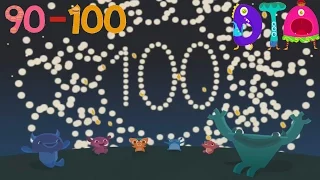 Endless Numbers 90 to 100 - Learn to Count - 123 Fun & Educational for Kids