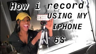 How I RECORD videos on YOUTUBE w my IPHONE! 😱
