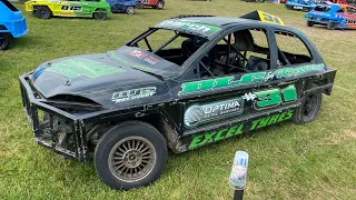 1300 Saloon Stockcars Allcomers 2 Skegness Raceway 11/06/23.