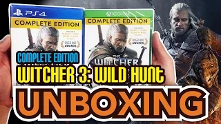 Witcher 3 Wild Hunt Complete Edition (Xbox One / PS4) Unboxing !!
