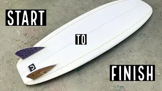 The ULTIMATE summer board - Mini Simmons - Start to Finish build - Including FINS