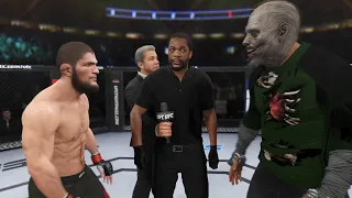 UFC 4 - Khabib vs. Green Zombie - Champion Fights ☝️🦅