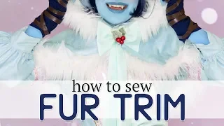 How to Sew Fur Trim