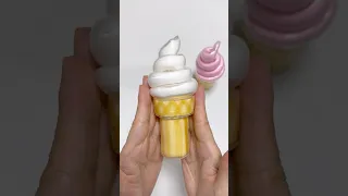 실리콘테이프🍦소프트 아이스크림 말랑이 만들기_DIY Ice Cream🍦 Squishy with nano tape