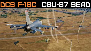 Kill SAM site with DUMB weapons | DCS F-16C Tutorial