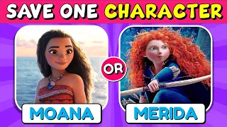 Save One "DISNEY" Character! 🤔| Would You Rather? "DISNEY EDITION" | Quiz