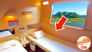 Overnight Sleeper Train in Japan 😴 Twin Room Experience 🛏 10 Hour Trip from TOKYO Solo Travel Vlog