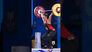 Maude Charron (59kg 🇨🇦) 106kg / 233lbs Snatch PR! 2024 World Cup Thailand  #weightlifting #snatch