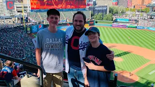 Final Cleveland Indians Home Game Ever Before Name Change- Celebrating E-Man’s 14th Birthday