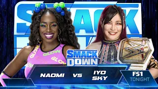 WWE2K24 SmackDown Live Naomi vs Iyo Sky