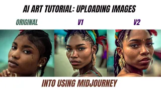 MidJourney V4 Tutorial - How to Use Reference Images || We Teach AI Art
