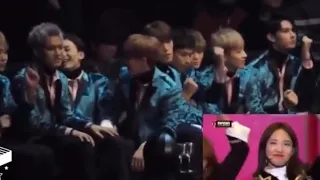 All reactions of Seventeen about Twice performances