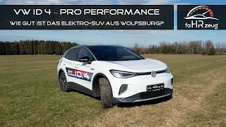 VW ID 4 Pro Performance  im Test (2022) - Fahrbericht / Review / Einzeltest (inkl. Kapitel)