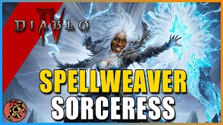 Diablo 4 INSANELY FUN Sorcerer Build! SPELLWEAVER Build For Season 1 | 50-100 Guide | Diablo 4