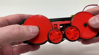 3D Printed One Way Wheel on the Transformer 3 Mechanism.