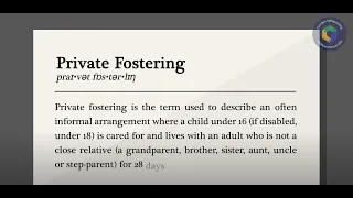 Understanding Private Fostering - Camden Safeguarding Children Partnership (CSCP