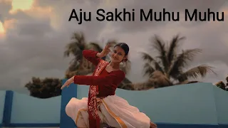 Aju Sakhi Muhu Muhu || Sourendo- Soumyajit|| Dance cover by Sohini || @letsdancewithsohini5625