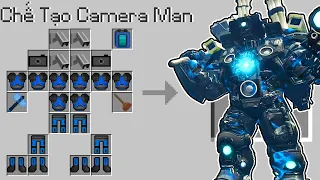 Hachi Tìm Thấy Công Thức Chế Tạo Bộ Giáp Camera Man Trong Minecraft