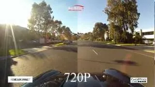 GoPro HD Hero 2 vs ION Air Pro Side by Side Comparison Review Split Screen