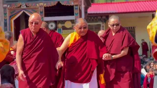 Sakya Gongma Trichen Rinpoche Visit A Bhutan || Himalayan Buddhist Monks ||