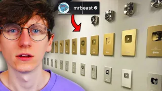 MrBeast Reveals His FULL Youtube Play Button Collection (EPIC)