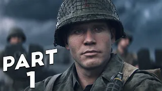 Call of Duty: WW2 Walkthrough Part 1 - D-Day [No Commentary]
