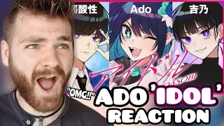 Reacting to ADO x YOASOBI "IDOL" | Oshi No Ko Opening | COVER | ANIME REACTION