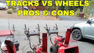 TRACKS VS WHEELS For Honda Snowblower Pros & Cons ! @HondaSnowblowerEnthusiasts311