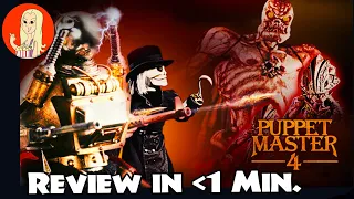 Puppet Master 4 Reviewed in Under a Minute - The Fangirl #Shorts